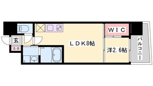 セレニテ神戸元町プリエの物件間取画像